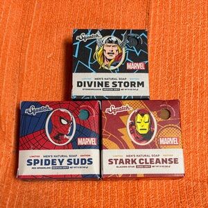 Marvel Themed Men's Natural Soap Set